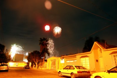 Fireworks at the University's 50th anniversary