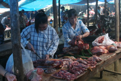 Bac Ha meat market
