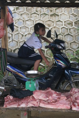 Meat and bike