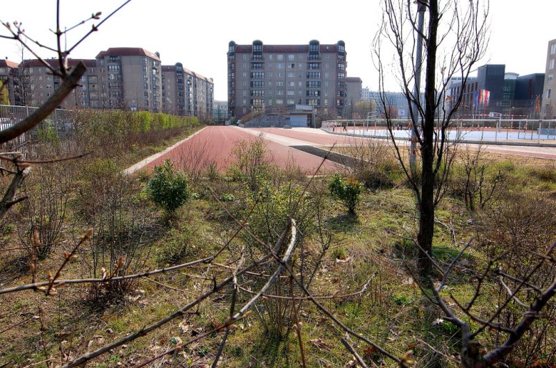 The small sports arena on top of Hitlers bunker