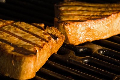 Grilled Fish Steaks