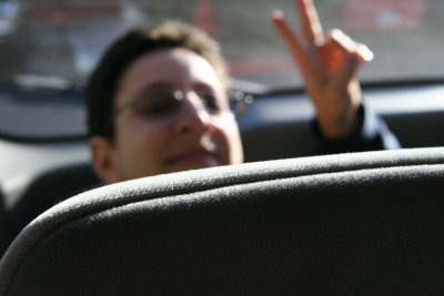 Hi from the Trunk of the Van