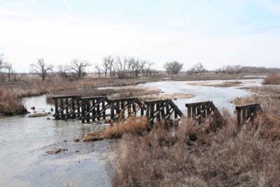 Abandoned Bridge Supports