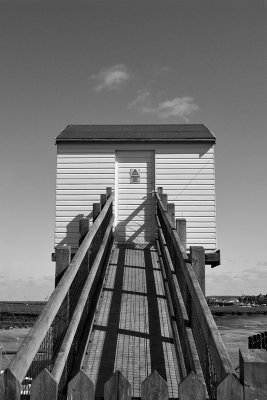 Weather recording station at Wells-next-the-Sea, Norfolk
