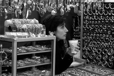 Tiny reflections in Greenwich Market