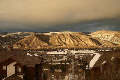 Beaver Creek, Colorado before snowing