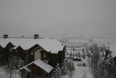 After snowing.