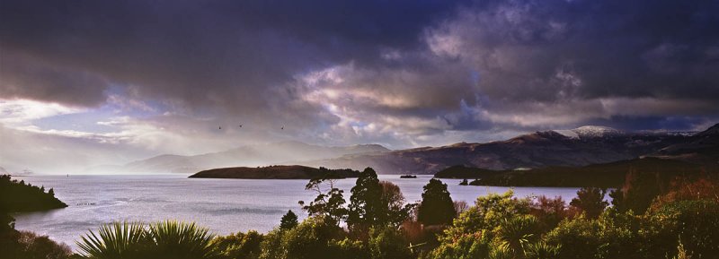 Stormy skies, Lyttelton Harbour, Canterbury, New Zealand