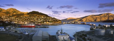 Lyttelton Inner harbour view, Canterbury, New Zealand