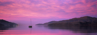Sunset from Governors Bay, Lyttelton, New Zealand