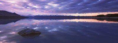  Evening calm at Lake Pukaki, Canterbury, New Zealand