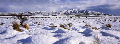 McKenzie Country in winter, Canterbury, New Zealand