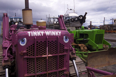 Tinky Winky and Kermit, Ngawi, Wairarapa, New Zealand