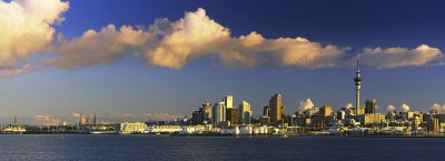 Auckland on a summers evening, New Zealand