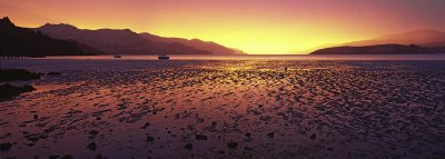 Low tide sunrise, Governors Bay, Canterbury, New Zealand