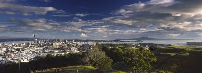 Auckland from Mount Eden, New Zealand