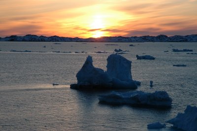 Sunset from Nuuk