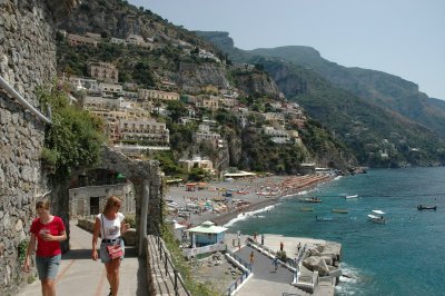 Stranden ved Positano