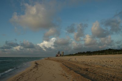 Sunrise, looking south