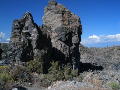 Panum Crater-Minarets Rocks-