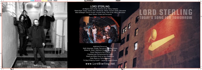 Lord Sterling CD Layout for Todays Song For Tomorrow