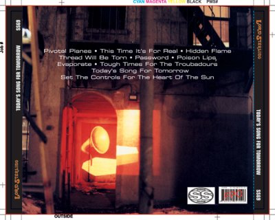 Lord Sterling CD Layout for Today's Song For Tomorrow (back)