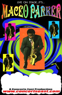 Maceo Parker Poster for Concerts East