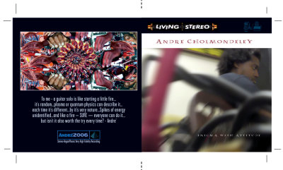 Andre Cholmondeley Enigma CD layout 2006