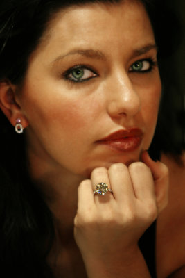 lady with diamonds. (ORIGINAL)