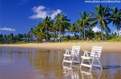 Cadeiras na Praia do Cassange, Pennsula de Mara