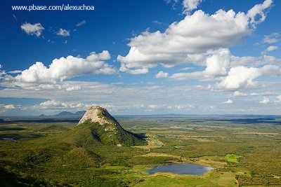 Visão da rampa de vôo livre da Serra do Urucum, Quixadá _3554