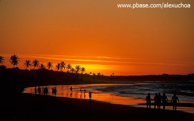Pr-do-sol na praia do cumbuco