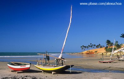 Jangadas na Praia da Lagoinha, Paraipaba, CE