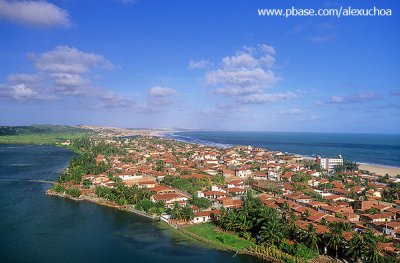 Lagoa e praia do Iguape a partir do morro do enxarga tudo