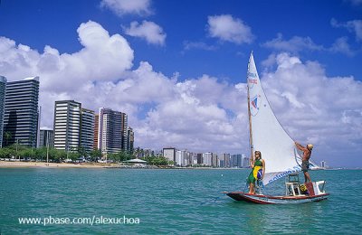 Mulher na jangada, Beira-mar, Mucuripe, Fortaleza, CE.jpg