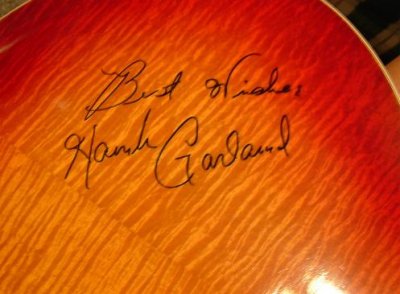 Hank's autograph