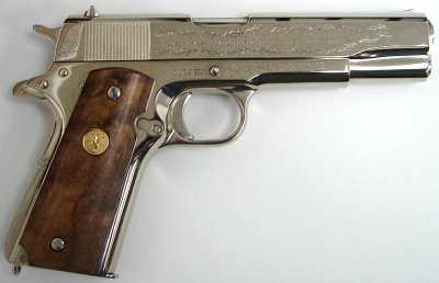 WWII Commemorative Colt detail (identical to Nixon's)