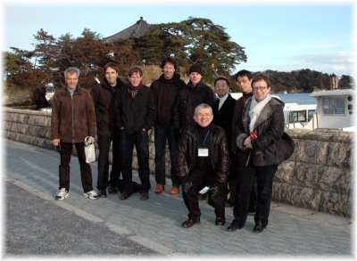 Tourist group in Matsushima