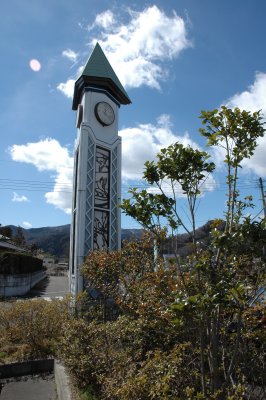 Clock Tower at Marumori Station