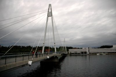 Bridge over Jyvajaervi Lake near Nokia Building