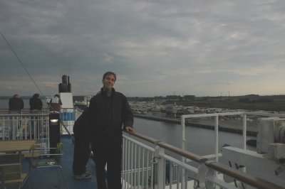 On the ferryboat in Travemuende