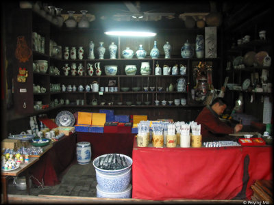 A porcelain shop