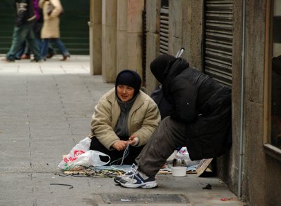 Trabajando en la calle