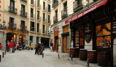 Gambas y vino amontillado en la Casa del Abuelo