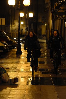 Cycling by night - Vitoria/Gasteiz