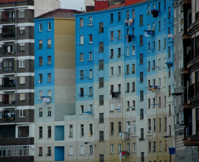 Blue houses - Bilbao