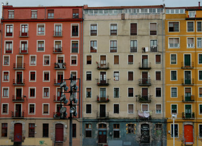 Houses over the Ria - Bilbao