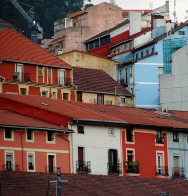 Houses side the Ria - Bilbao