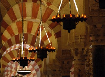 Candelabras and arches - The Mezquita