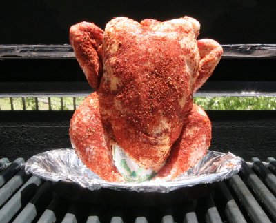 Magic Rub Beer Can Chicken